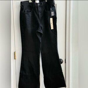 Women's High-Rise FLARE Leg Jeans - Universal Thread™ Black Wash MULTIPLE SZS